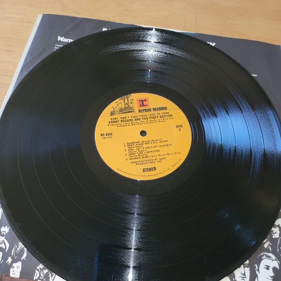 Kenny Rogers And The First Edition Ruby Don't Take Your Love To Town RS 6352 LPA - Picture 5 of 9